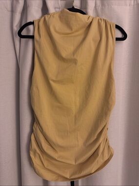 & Other Stories Sleeveless Gathered Top - yellow